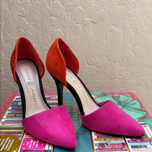 Chinese Laundry Two-Tone Suede Pumps